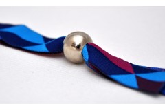 Geweven textielen polsbandjes met herbruikbare sluiting